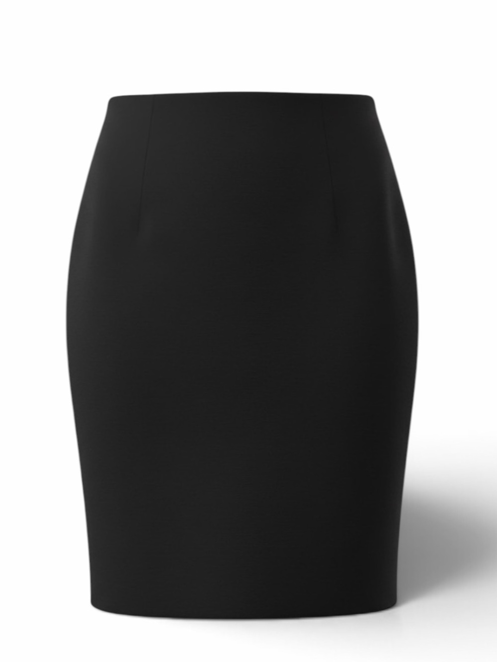 St. John Black Knit Pencil Skirt Size 6